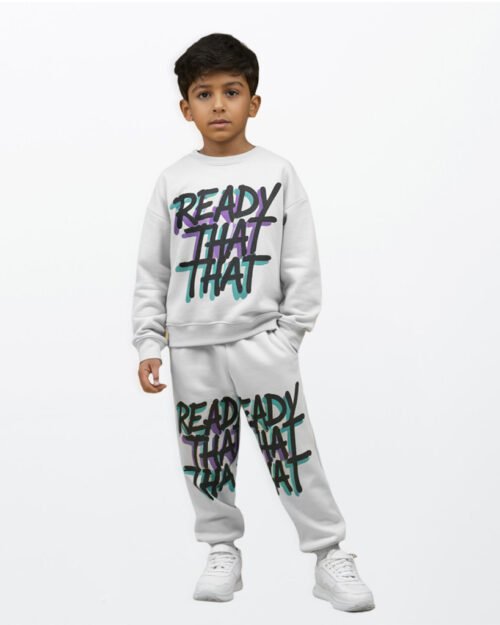 Kids' Clothing Set: The "Ready That" Fleece Tracksuit