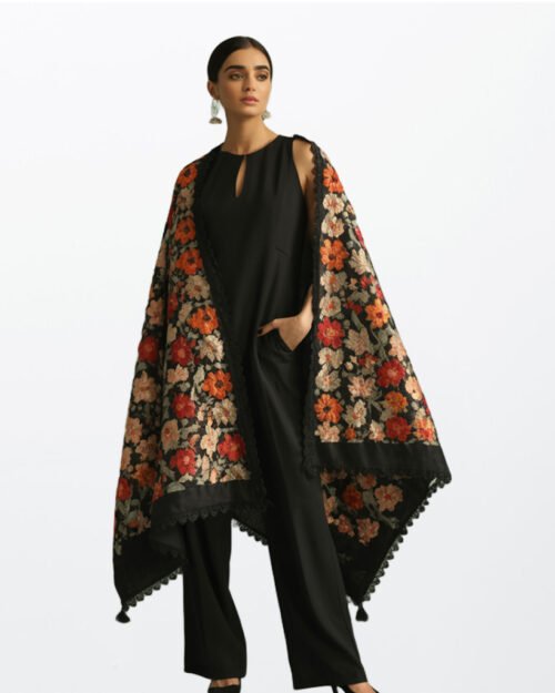 Duku Floral Shawl