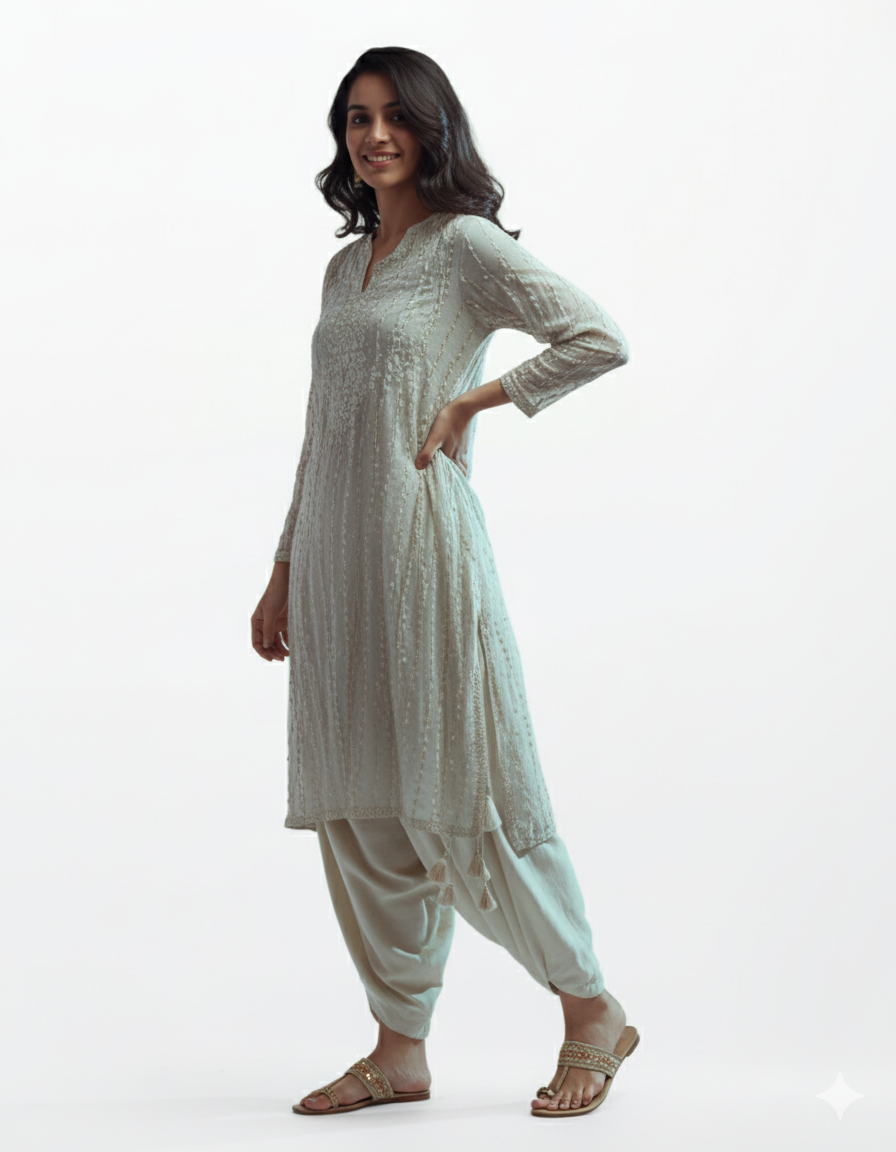 The Aira Angrakha Tunic